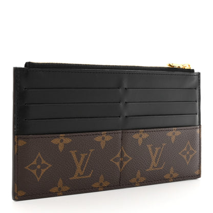 Louis Vuitton Monogram Slim Purse Black 3 of 6