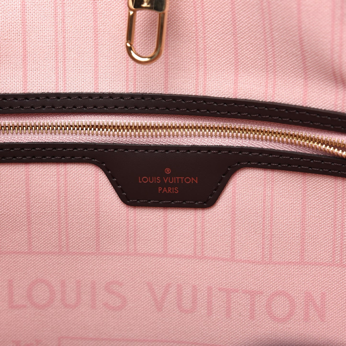 Damier Ebene Neo Neverfull MM Rose Ballerine