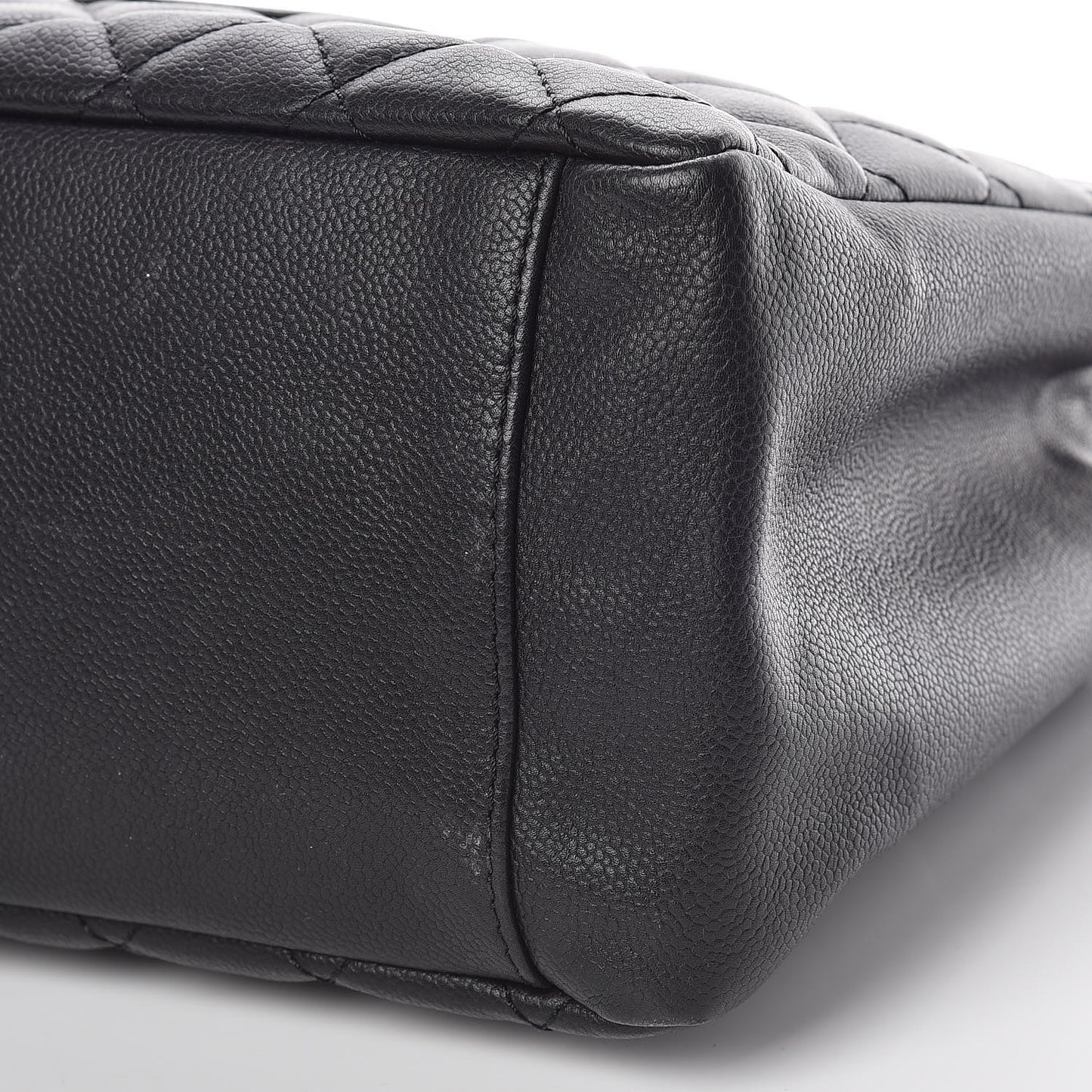 Caviar Quilted Grand Shopping Tote GST Black