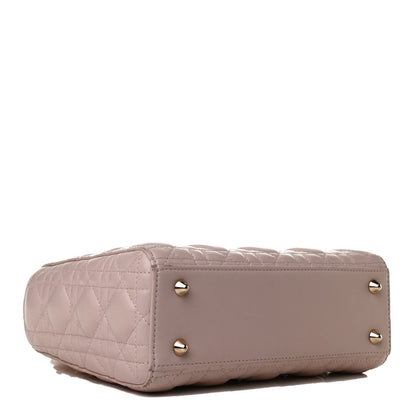 Christian Dior Lambskin Cannage Small Lucky Badges My Lady Dior Pink 4 of 18