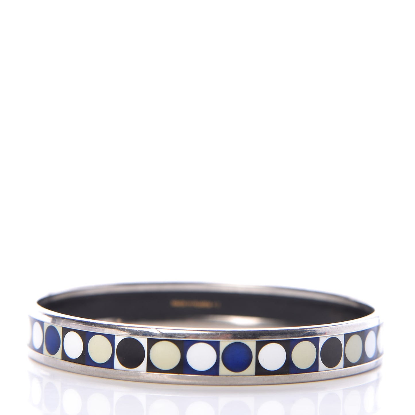 Enamel Printed Narrow Deco Dot Bracelet 70