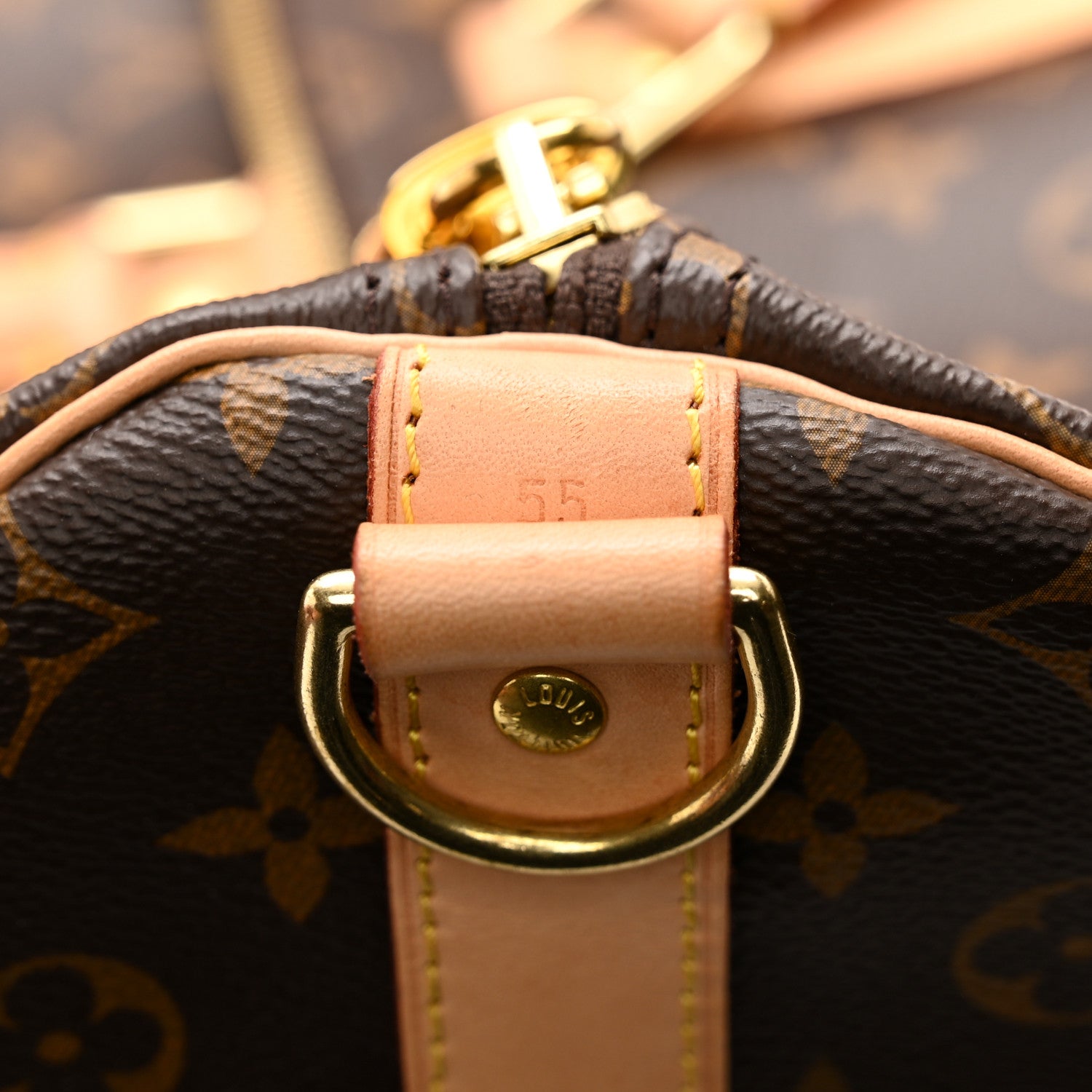 Louis Vuitton Monogram Keepall Bandouliere 55 10 of 10
