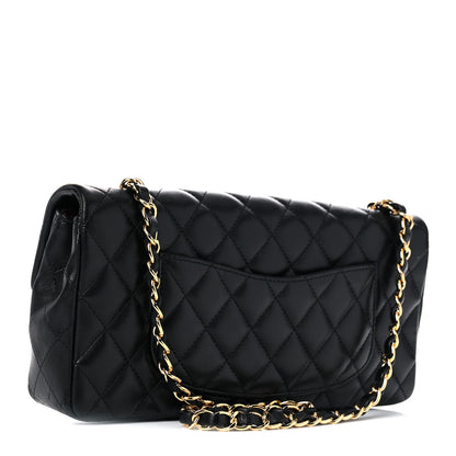 Chanel Lambskin Quilted East West Flap Black 3 of 14