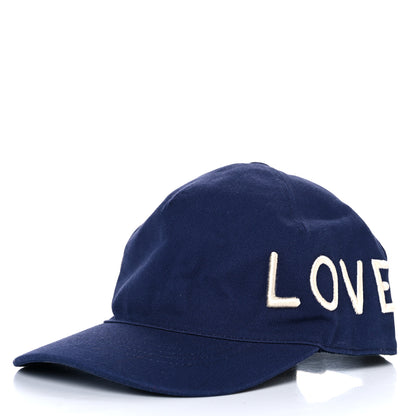 Gucci Cotton Loved Gucci Baseball Hat M Navy 1 of 13