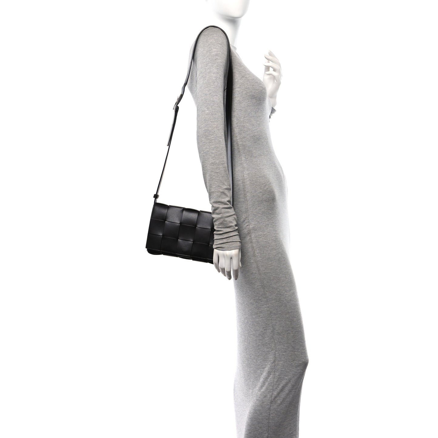 Lambskin Maxi Intrecciato Cassette Crossbody Bag Fondant Avocado