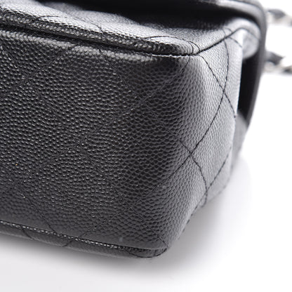Chanel Caviar Quilted Mini Rectangular Flap Black 9 of 10