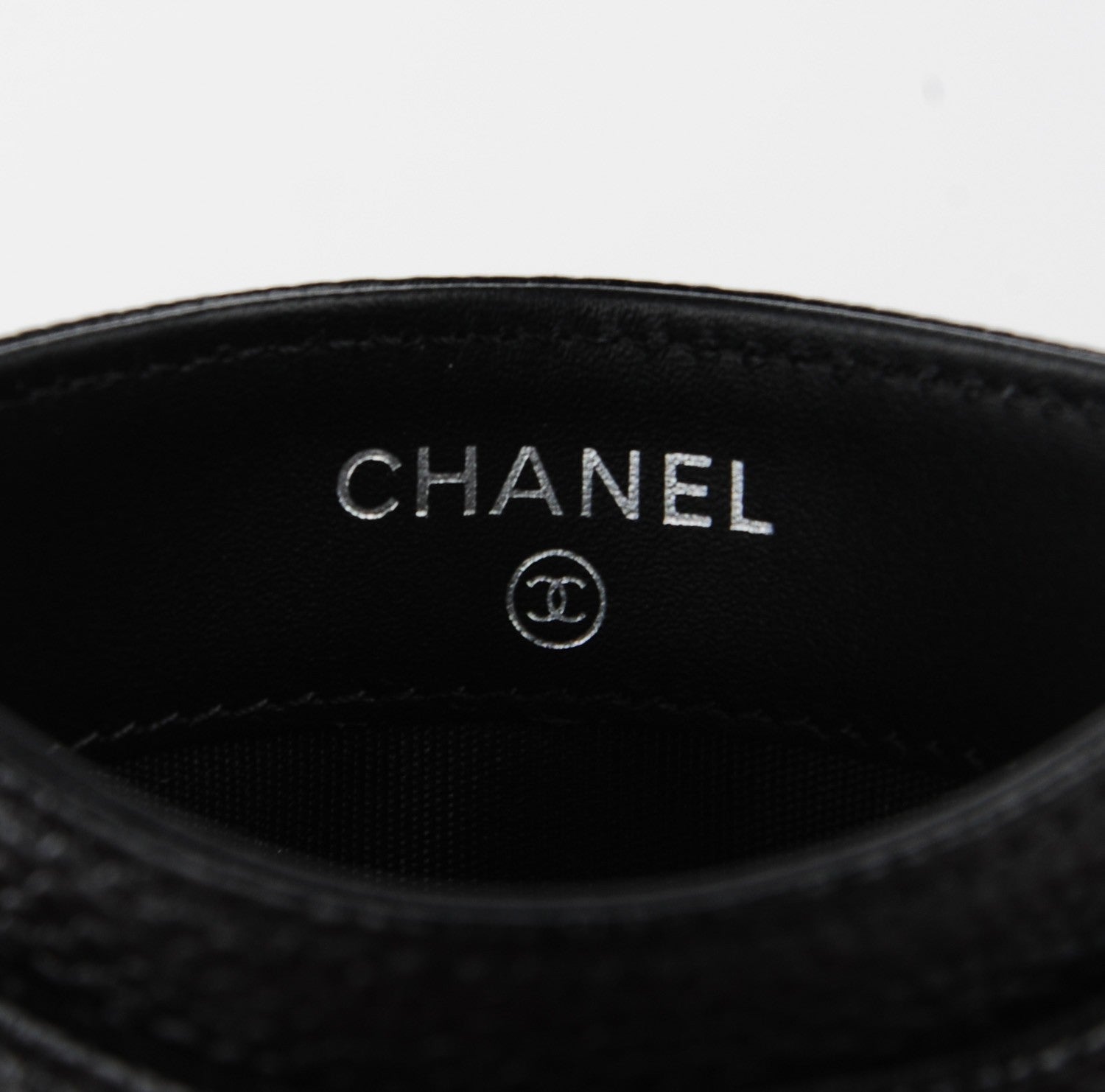 Chanel Caviar Timeless CC Card Holder Black 7 of 8