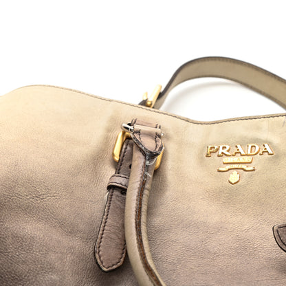 Prada Glace Calf Shoulder Bag Ardesia Fumo 10 of 12