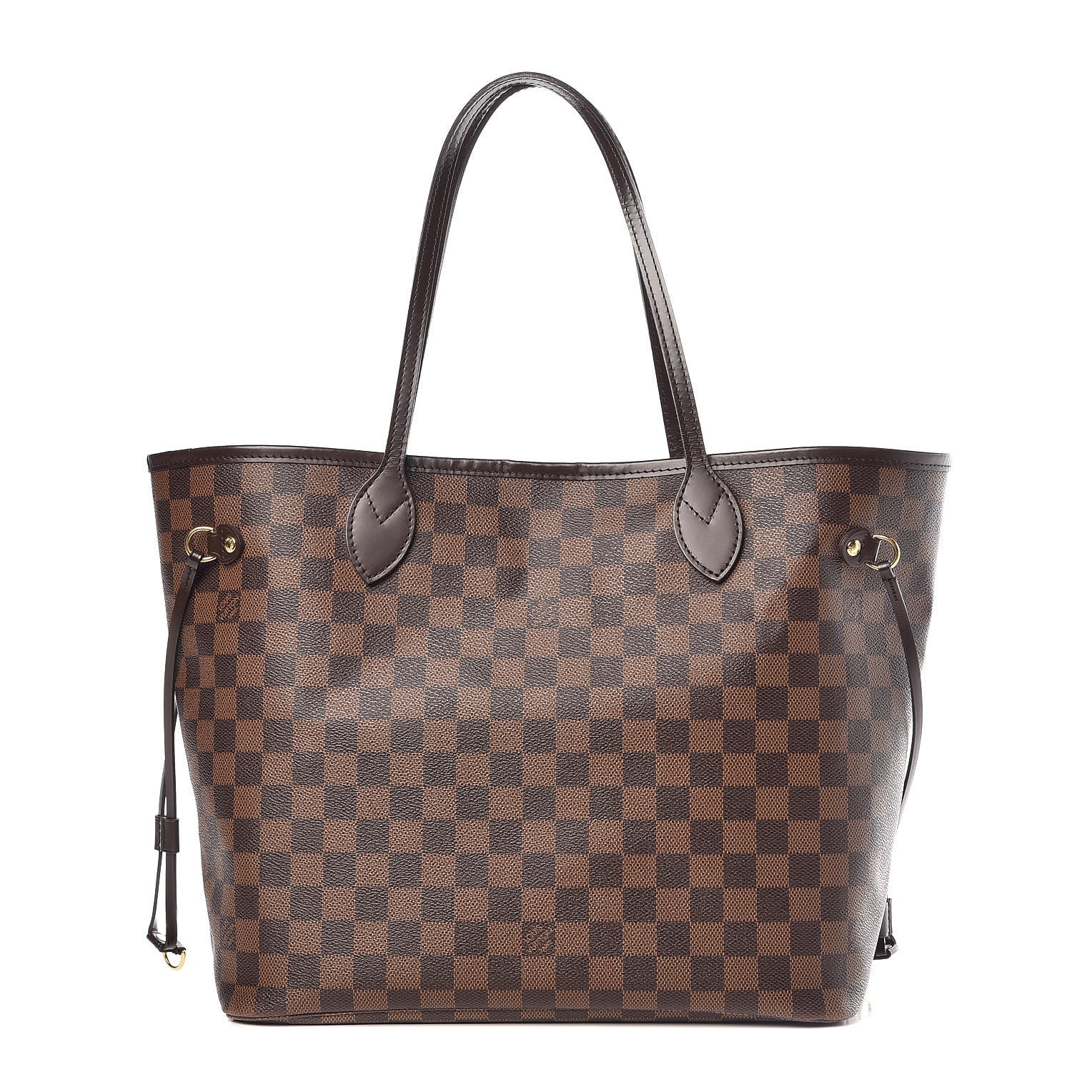 Louis Vuitton Damier Ebene Neo Neverfull MM Rose Ballerine 1 of 16