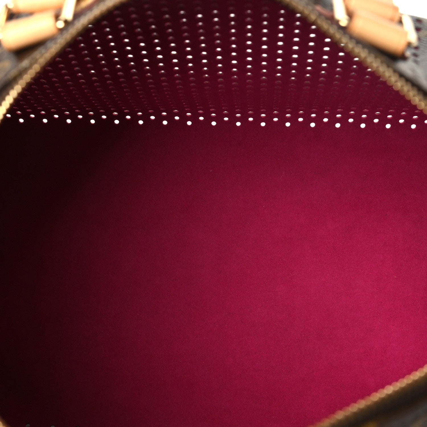 Louis Vuitton Monogram Perforated Speedy 30 Fuchsia 5 of 9