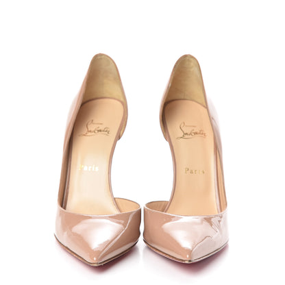 Christian Louboutin Patent Iriza 100 Pumps 41 Nude 2 of 17