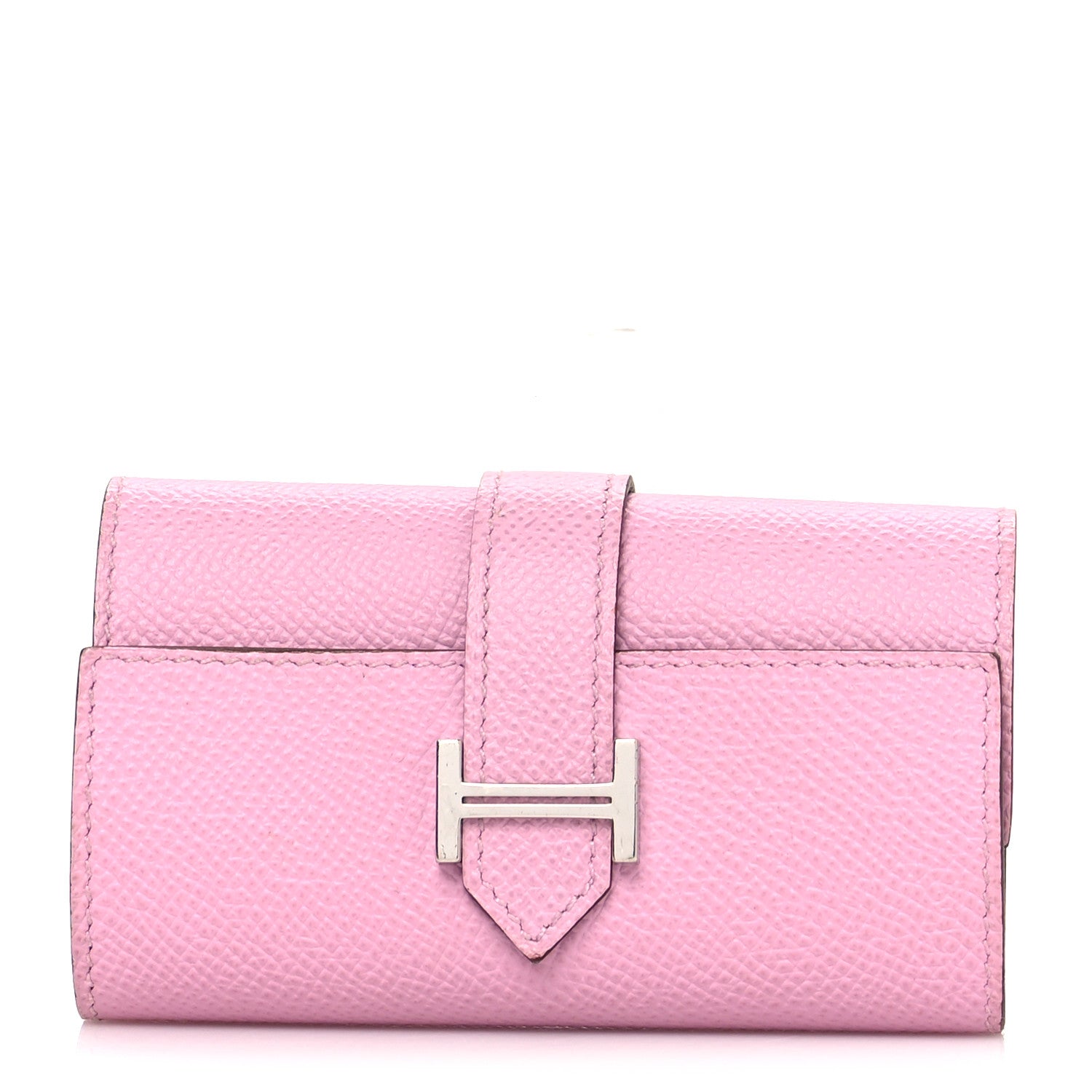 Hermes Epsom Bearn Multicles 4 Key Holder Mauve Sylvestre 1 of 7