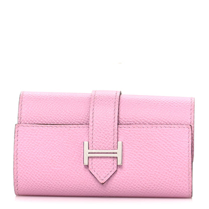 Hermes Epsom Bearn Multicles 4 Key Holder Mauve Sylvestre 1 of 7