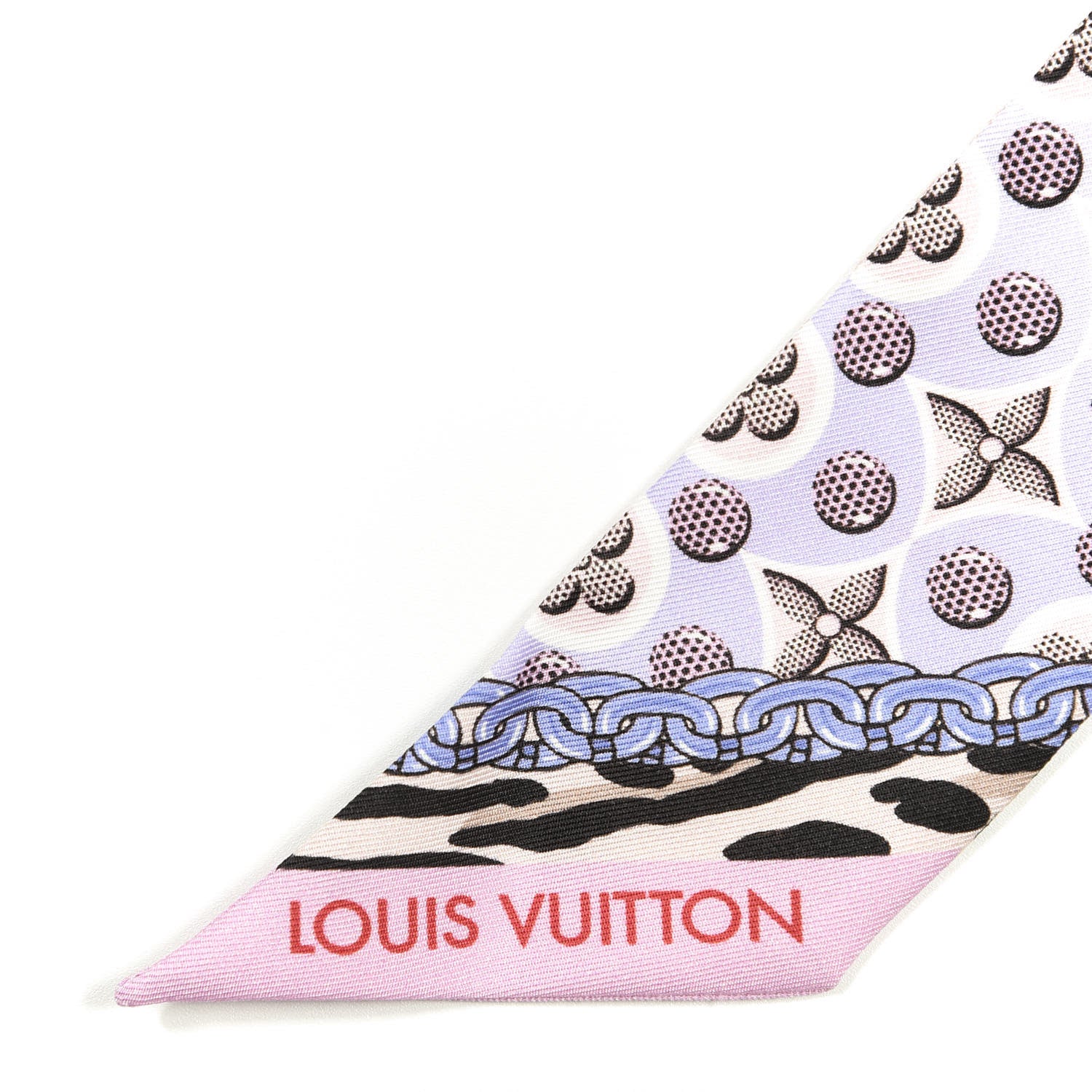 Louis Vuitton Silk Monogram Bubblegram BB Bandeau Blush 2 of 3