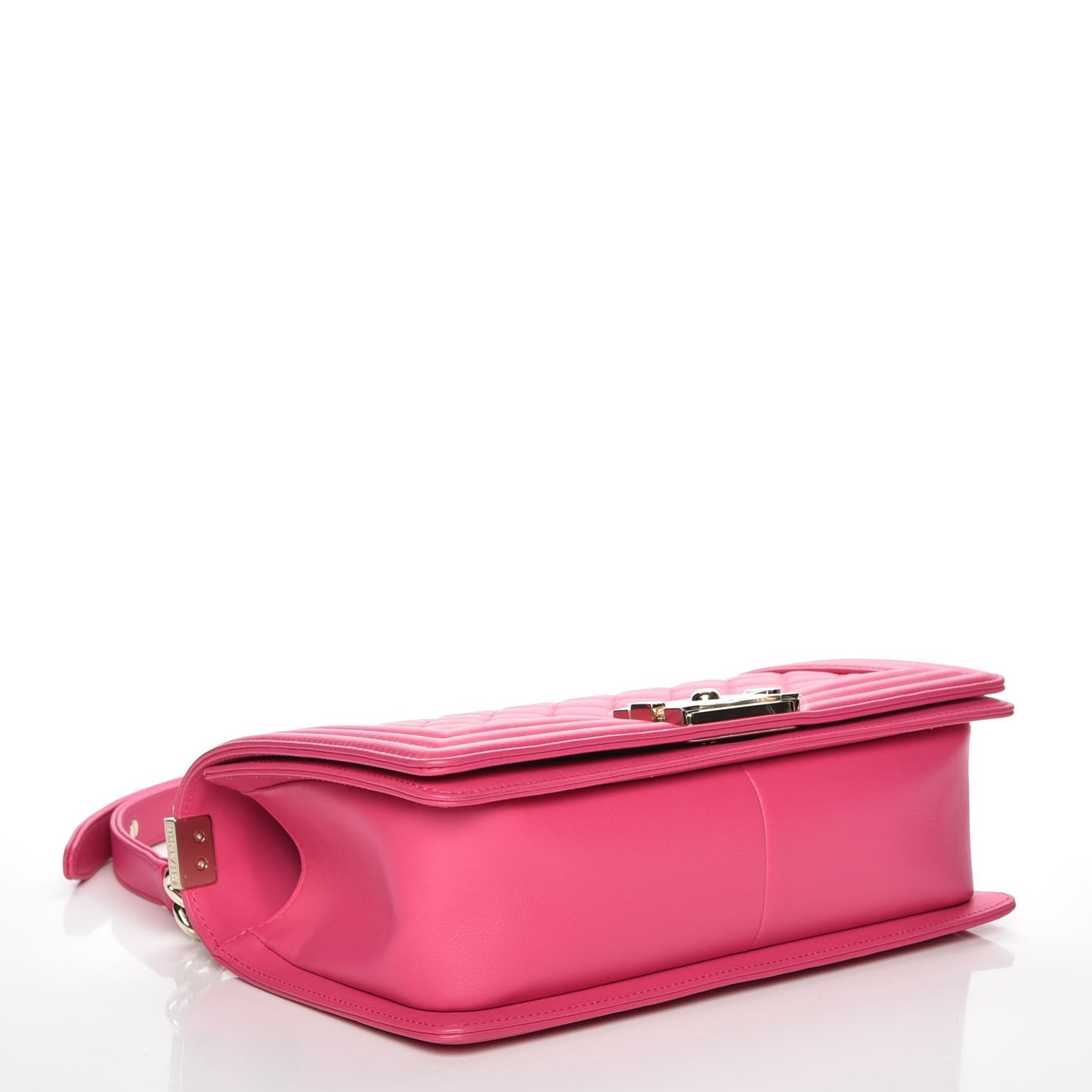 Lambskin Quilted Medium Boy Flap Pink