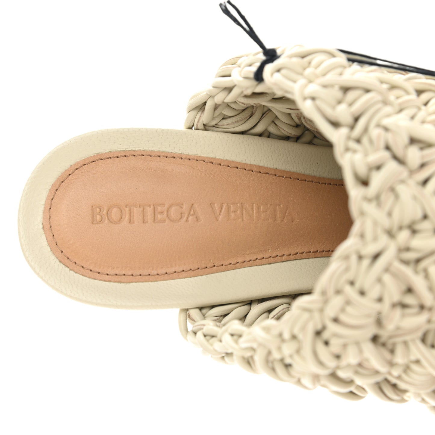 Nappa Intrecciato The Board Mules 36.5 Wax