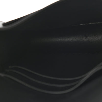 Celine Smooth Calfskin Pocket Card Holder Liquorice Black 5 of 11