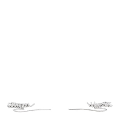 Tiffany 18K White Gold Fringe Earrings 3 of 4