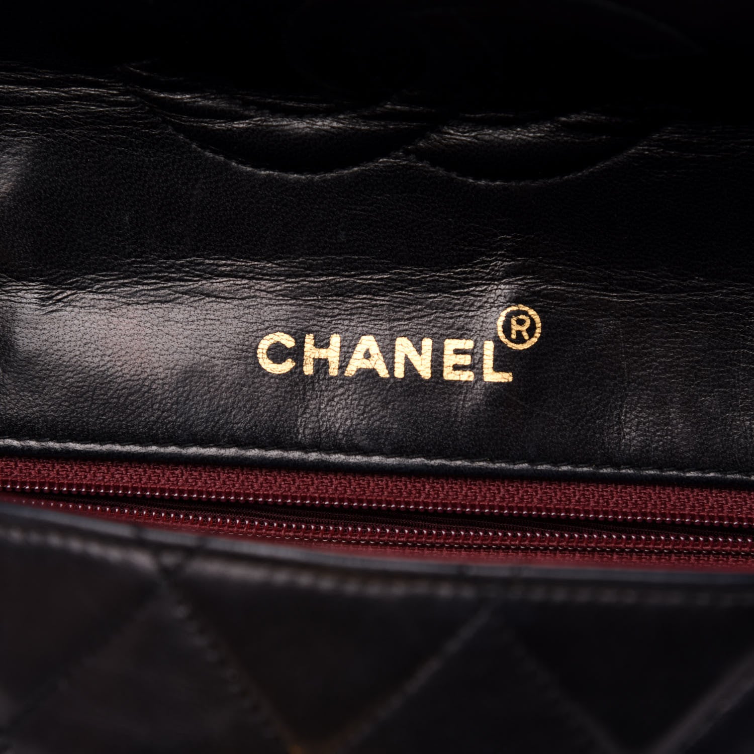 Chanel Lambskin Quilted Push Lock Flap Bag Black 7 of 11