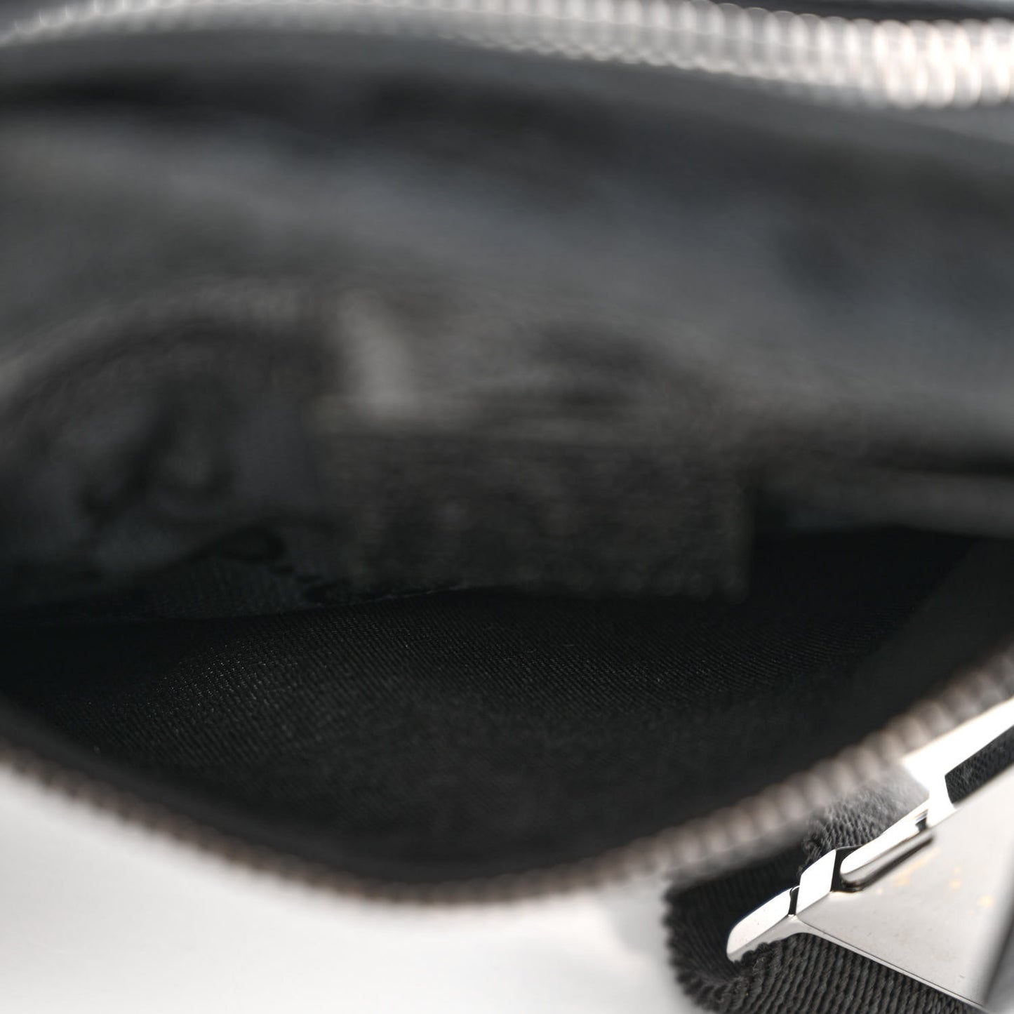 GG Monogram Double Pocket Belt Bag Black