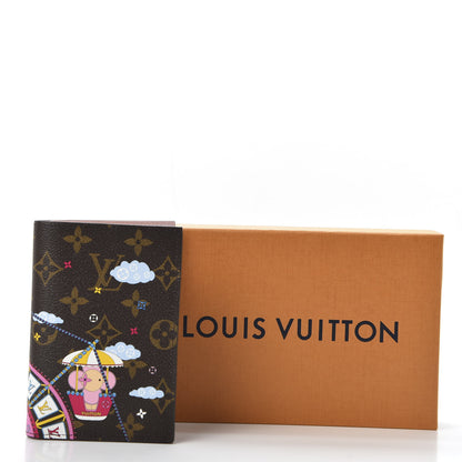 Louis Vuitton Monogram 2020 Christmas Animation Big Wheel Passport Cover Rose Ballerine 9 of 9