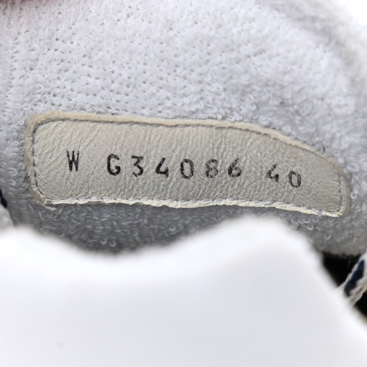 Calfskin Mesh Lycra Womens Logo Sneakers 40 White