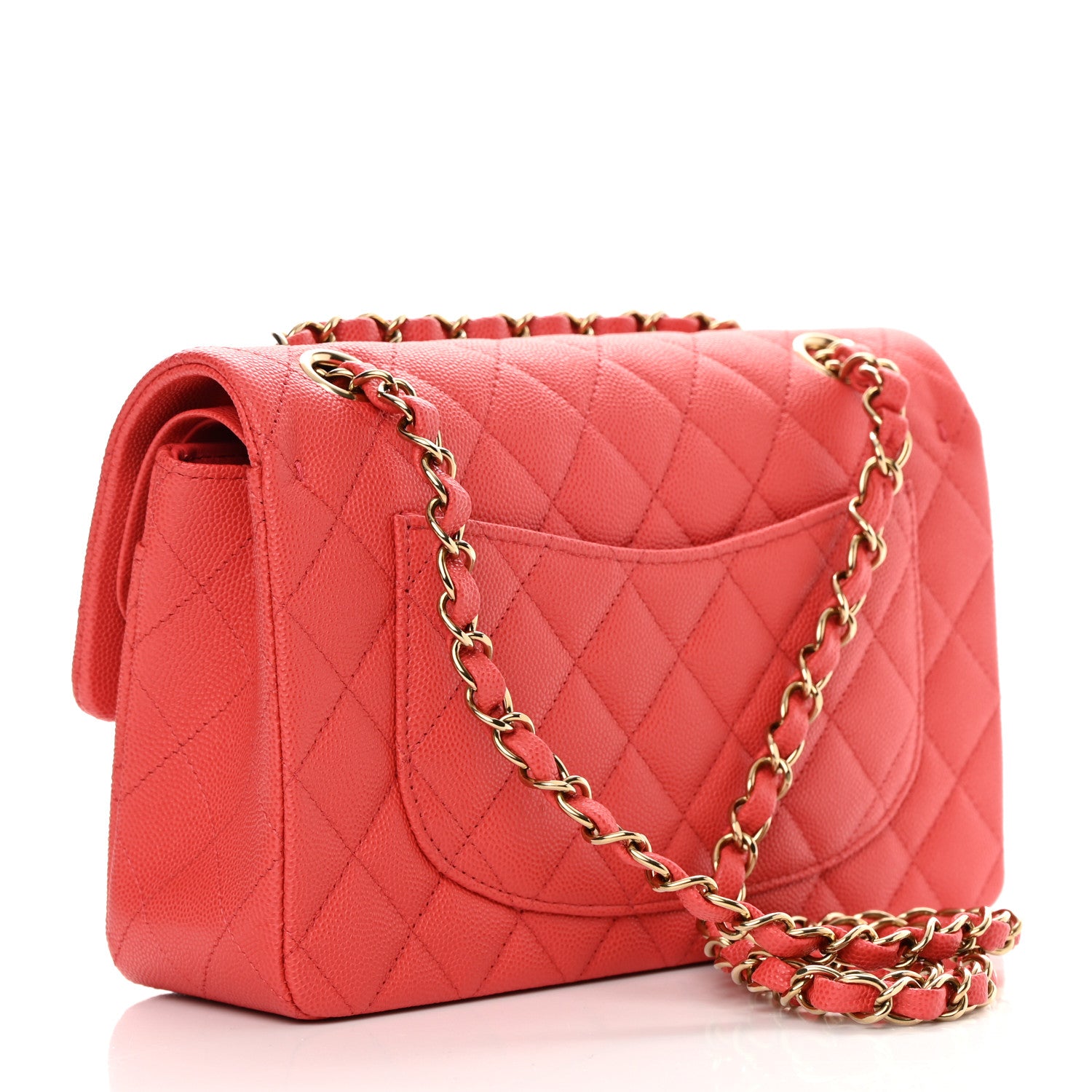 Chanel Caviar Quilted Small Double Flap Red 3 of 11