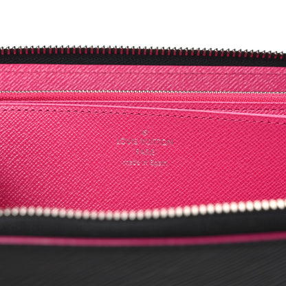 Louis Vuitton Epi Zippy Wallet Black Hot Pink 6 of 7