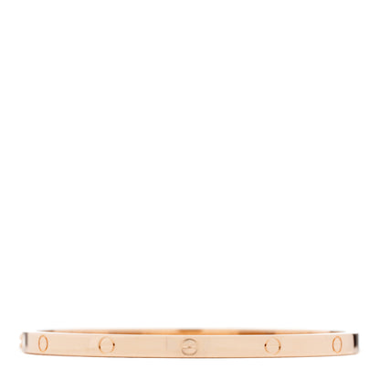 Cartier 18K Pink Gold Small LOVE Bracelet 16 2 of 5