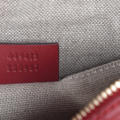 Gucci Microguccissima Mini Bree Messenger Bag Red 14 of 15