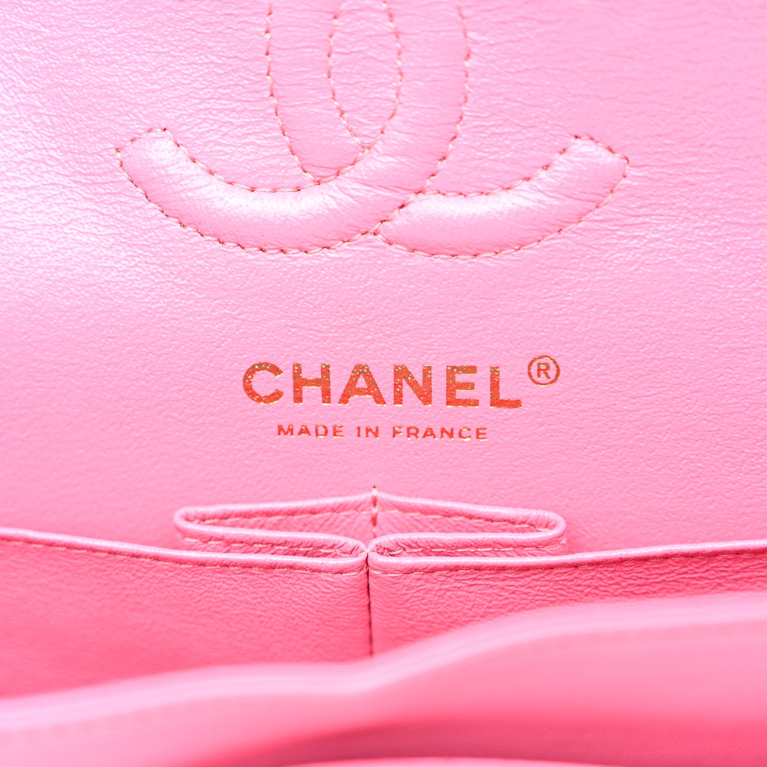 Chanel Lambskin Chevron Quilted Small Double Flap Pink 6 of 12