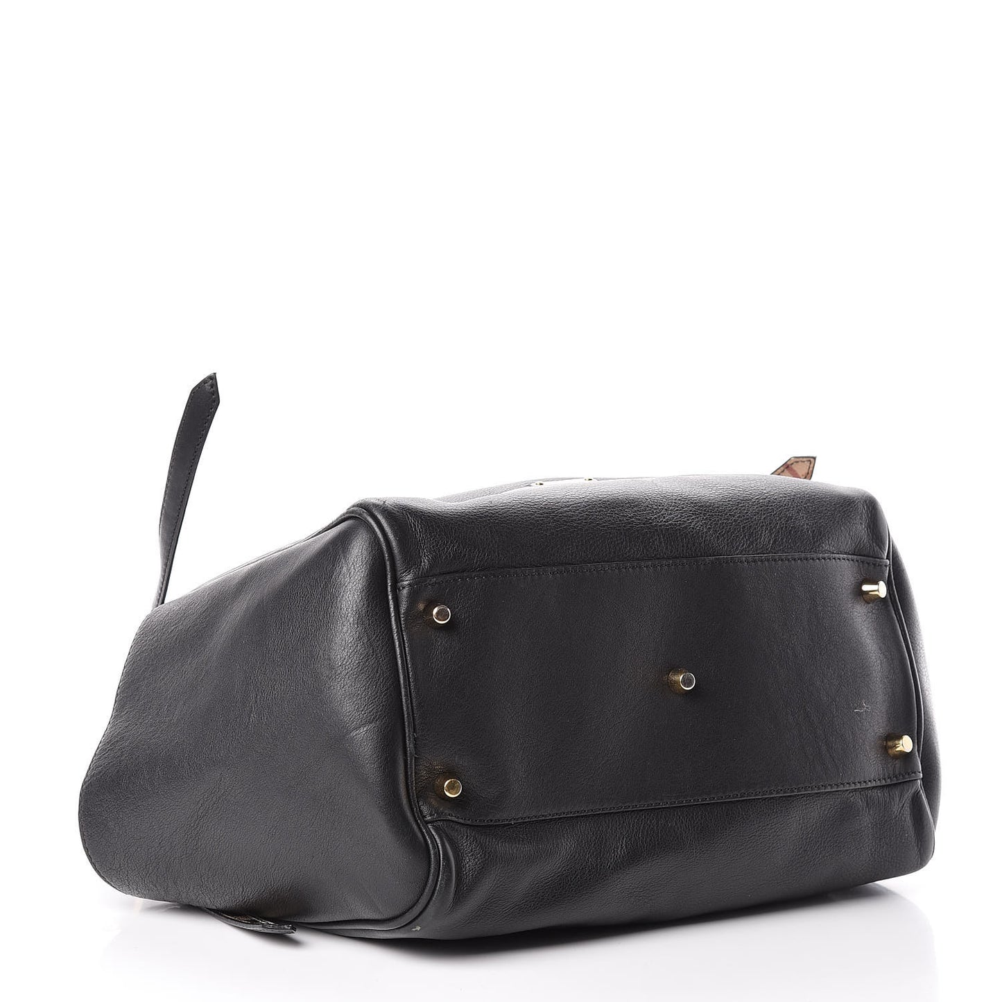 Calfskin Haymarket Check Small Canterbury Tote Black