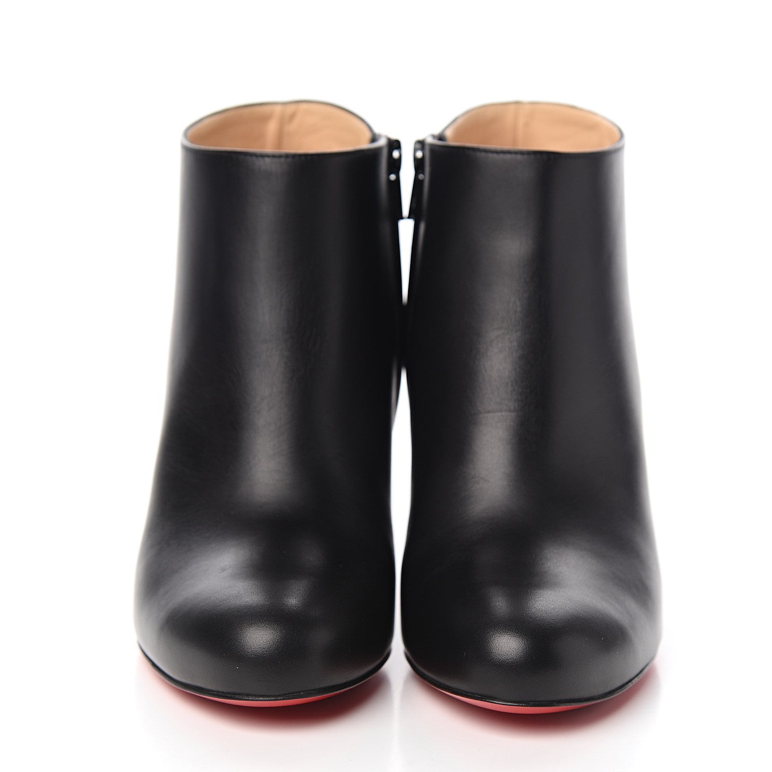 Christian Louboutin Calfskin Belle 85 Ankle Boots 39.5 Black 2 of 8