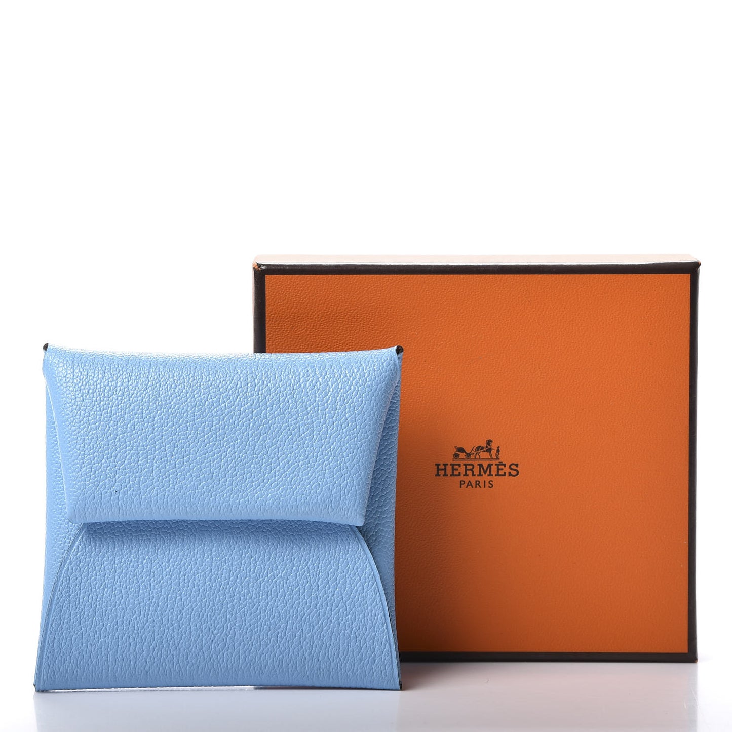Chevre Mysore Bastia Verso Coin Purse Celeste Kraft