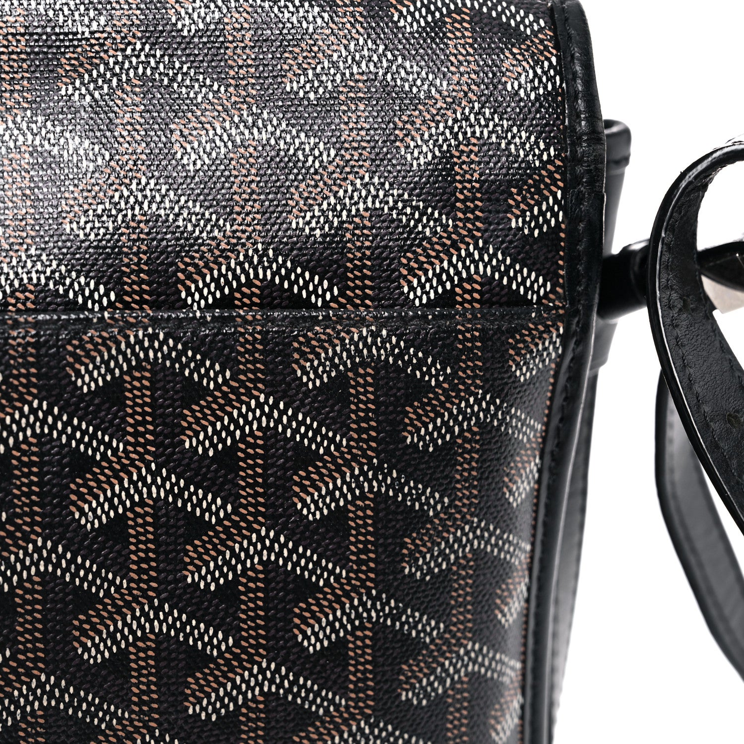 Goyard Goyardine Belvedere MM Messenger Bag Black 25 of 35
