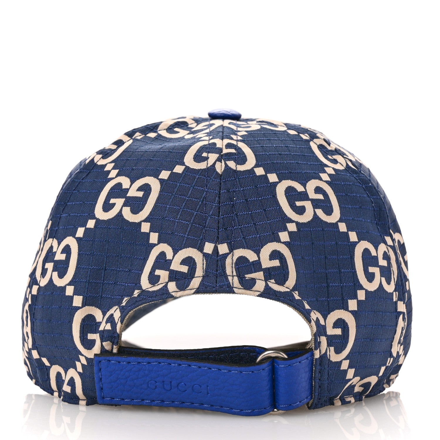 Gucci Monogram Ripstop Baseball Hat L Blue Beige 1640117