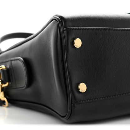 Gucci Calfskin Web Medium Borsetto Boston Black 8 of 9