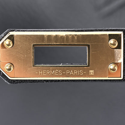 Hermes Chevre Chamkila Birkin Sellier 25 Bambou Black 27 of 31