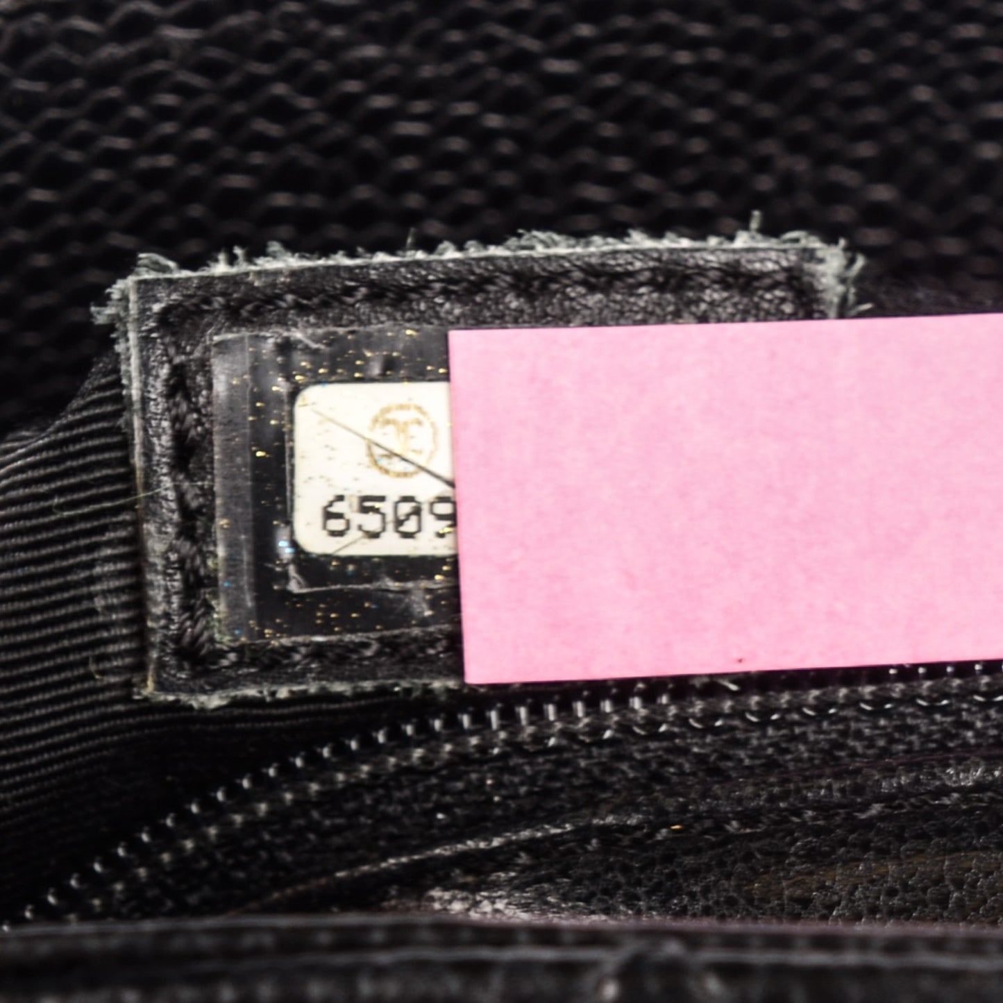 Caviar Quilted Medallion Tote Black