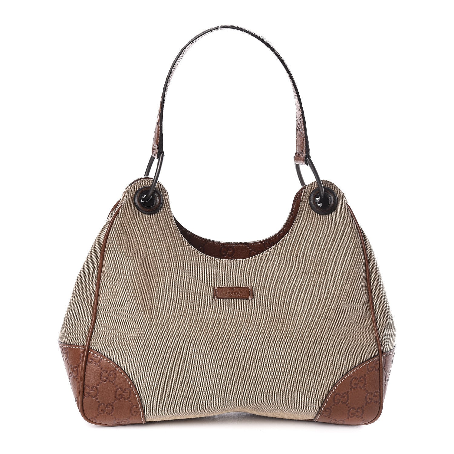Gucci Canvas Guccissima Hobo Brown 1 of 10