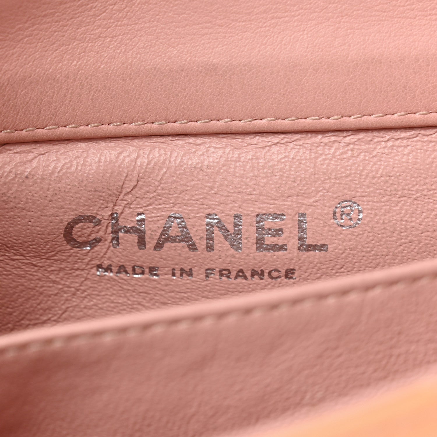 Chanel Patent Calfskin Quilted Extra Mini Rectangular Flap Pink 6 of 14