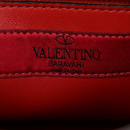 Valentino Garavani Nappa Medium Rockstud Spike Shoulder Bag Rubino 6 of 9