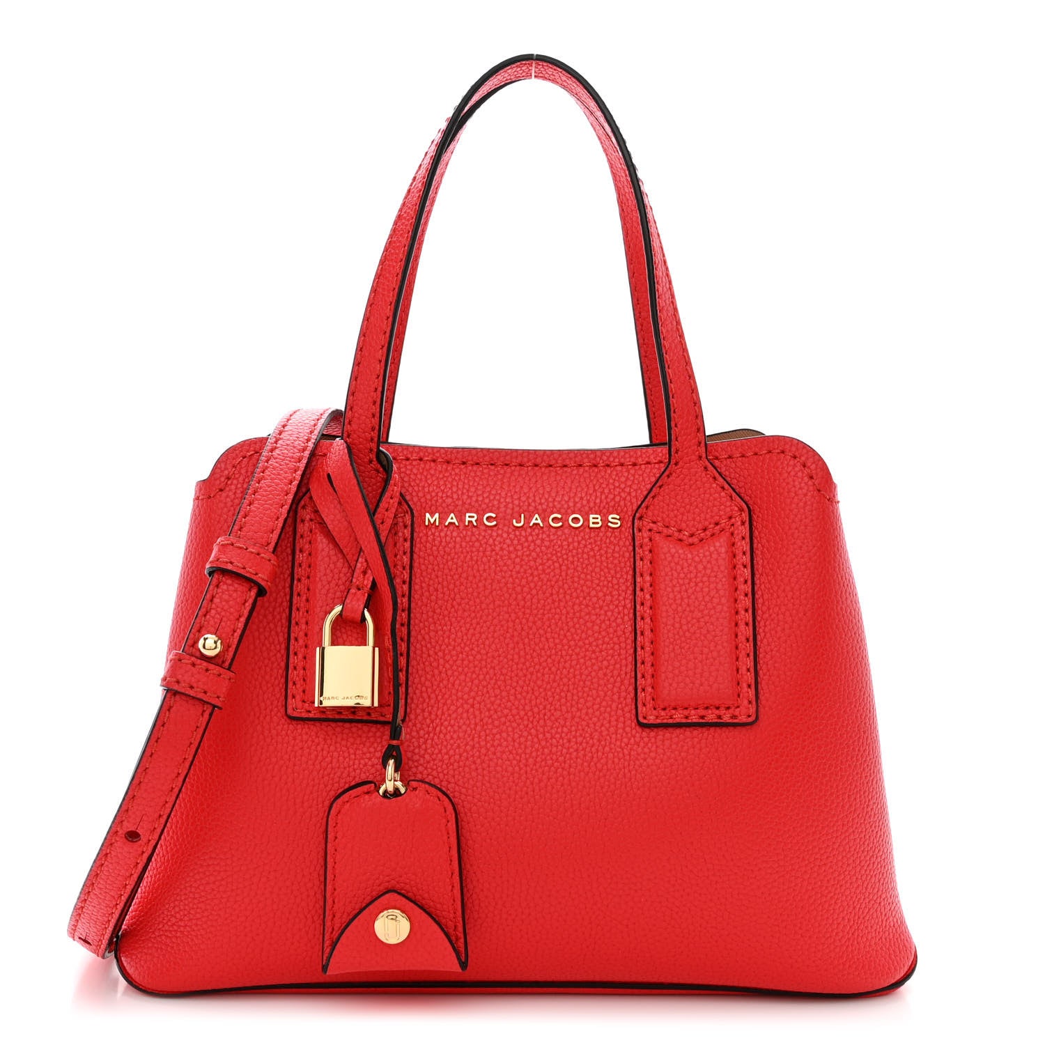 Marc Jacobs Pebbled Calfskin The Editor 29 Tote Red 1 of 13
