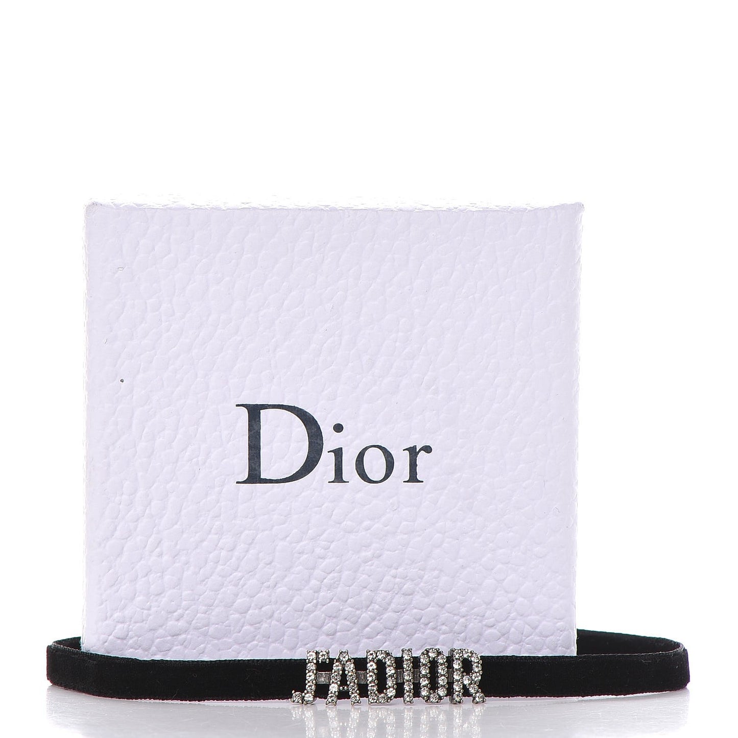 Velvet Crystal J’Adior Choker Necklace Black