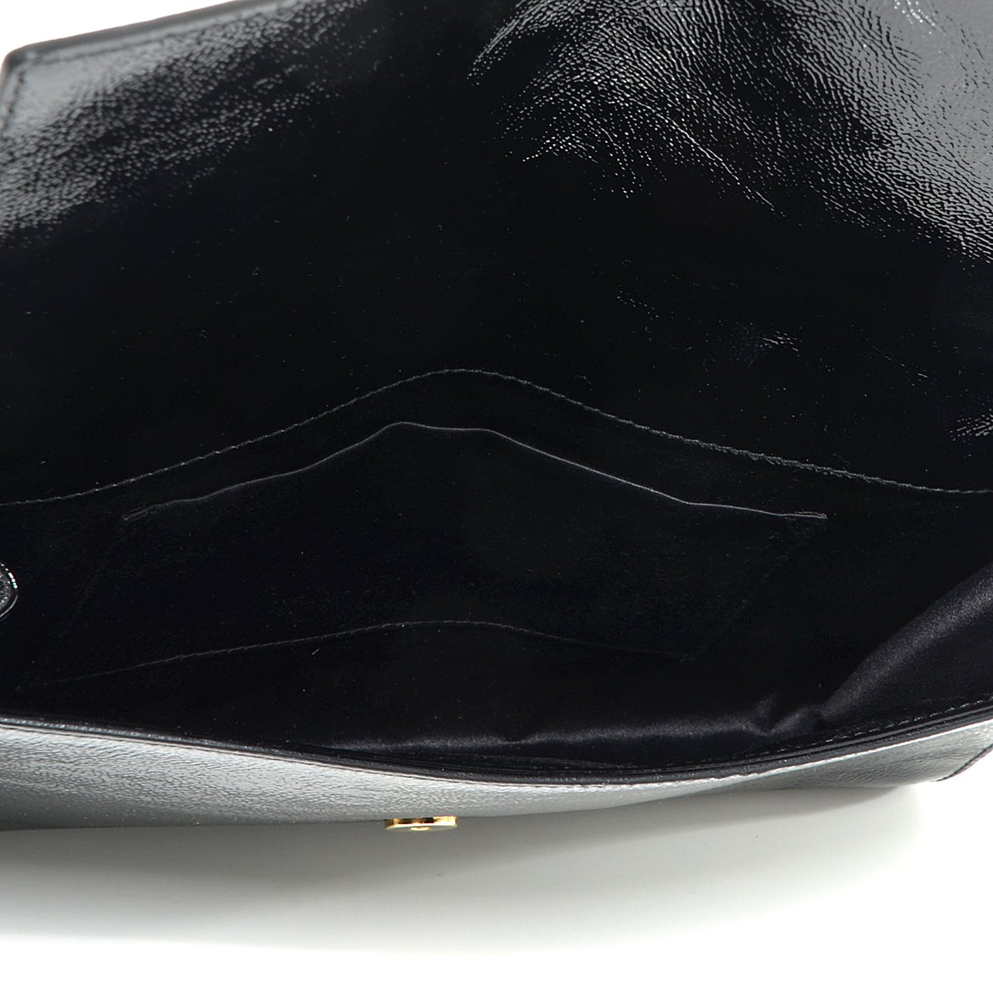 Patent Monogram Large Belle De Jour Clutch Black