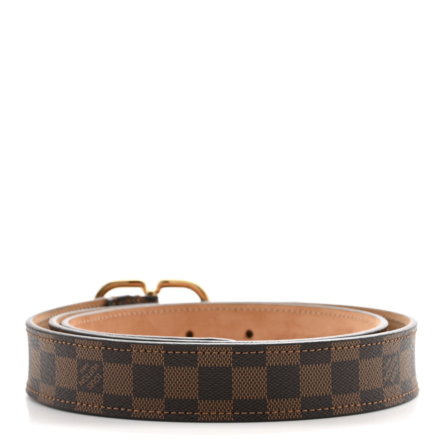 Louis Vuitton Damier Ebene Mini 80 32 Belt 2 of 9