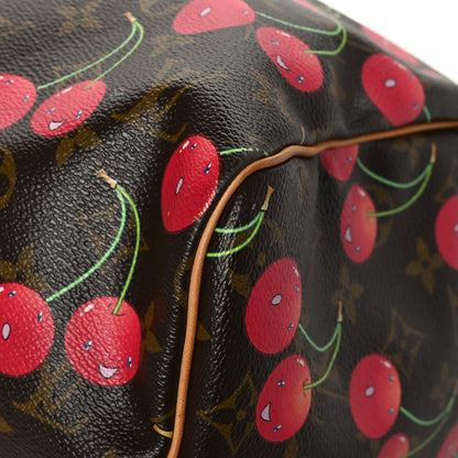 Louis Vuitton Monogram Cerises Keepall 45 17 of 21