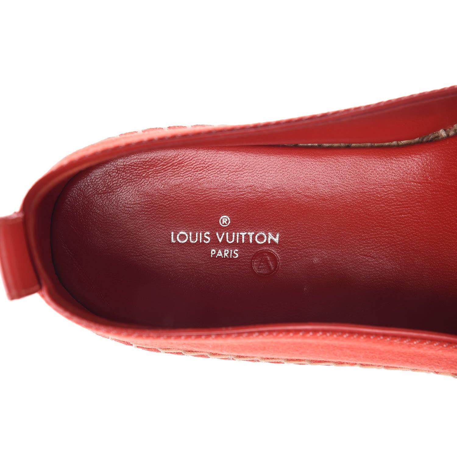 Louis Vuitton Canvas Waterfall Espadrille 38 Rouge 9 of 10
