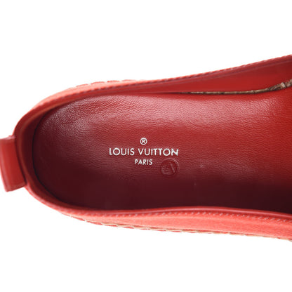 Louis Vuitton Canvas Waterfall Espadrille 38 Rouge 9 of 10