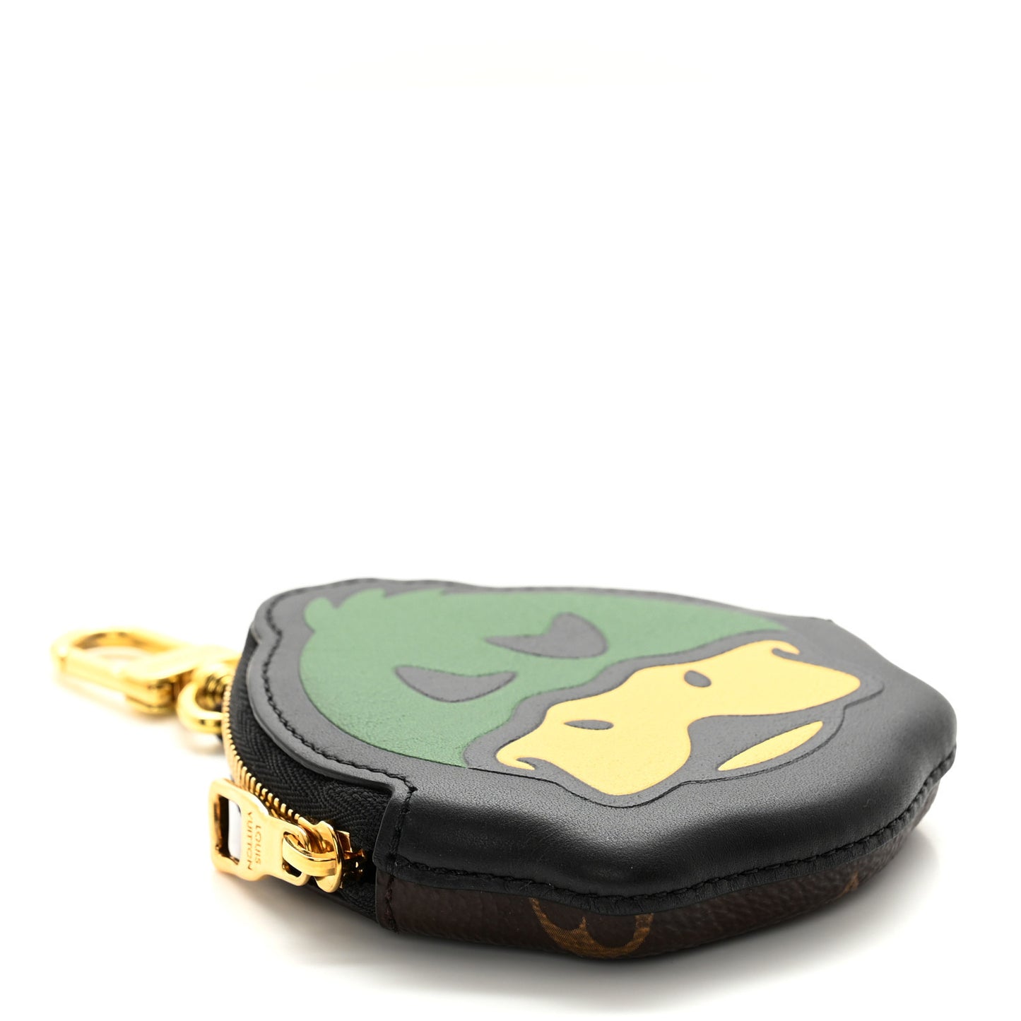 X NIGO Monogram Duck Coin Card Holder Black